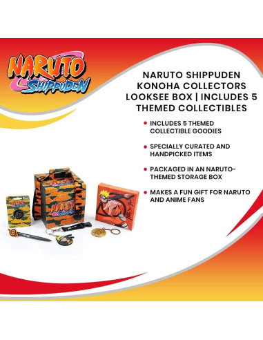 Caja de Coleccionistas Naruto Shippuden Just Funky - 5 Artículos