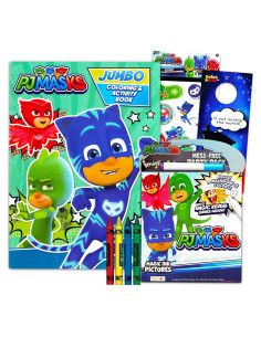 Conjunto de Libro para Colorear PJ Masks - 5 Piezas