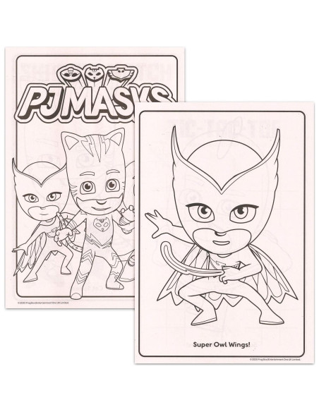 Conjunto de Libro para Colorear PJ Masks - 5 Piezas