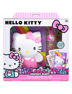 Diario Squishy Hello Kitty con Pegatinas - Horizon Group USA
