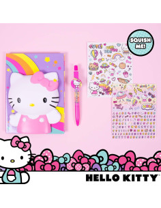 Diario Squishy Hello Kitty con Pegatinas - Horizon Group USA 2