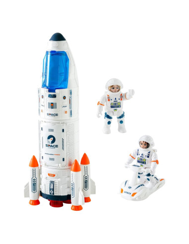 Juguete de Cohete Espacial H202A con Astronautas y Scooter