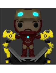 Figura Pop! Iron Man 2 Mark IV con Gantry Funko 15.24 cm 2