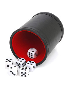 Copa de Dados Profesional TUZAMA con 6 Dados Silenciosos