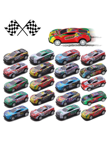 Paquete de 30 coches de retroceso iFunLong para niños