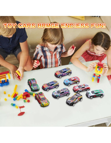 Paquete de 30 coches de retroceso iFunLong para niños