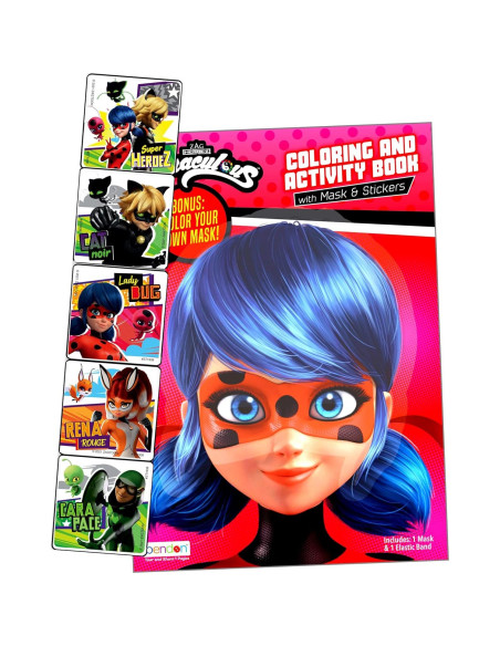 Paquete de Actividades Miraculous Ladybug - Stickers y Libro