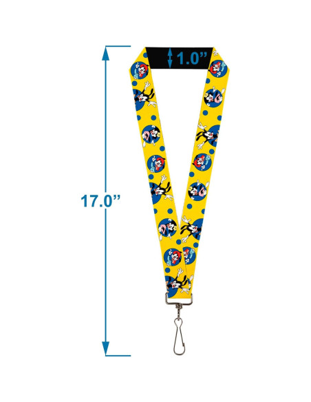 Cinta para el cuello Animaniacs Buckle-Down Amarillo 55.88 cm