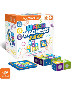 Juego de Rompecabezas FoxMind Locura de Emparejamiento Junior 2