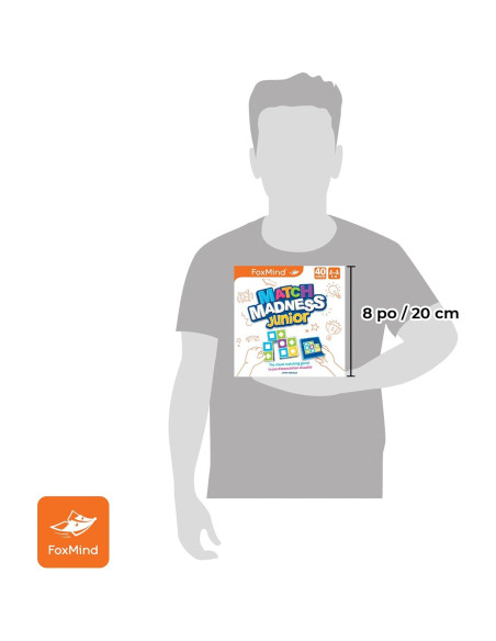 Juego de Rompecabezas FoxMind Locura de Emparejamiento Junior