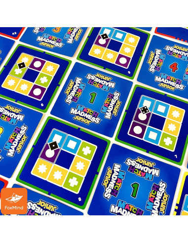 Juego de Rompecabezas FoxMind Locura de Emparejamiento Junior