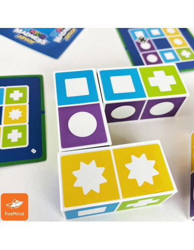 Juego de Rompecabezas FoxMind Locura de Emparejamiento Junior
