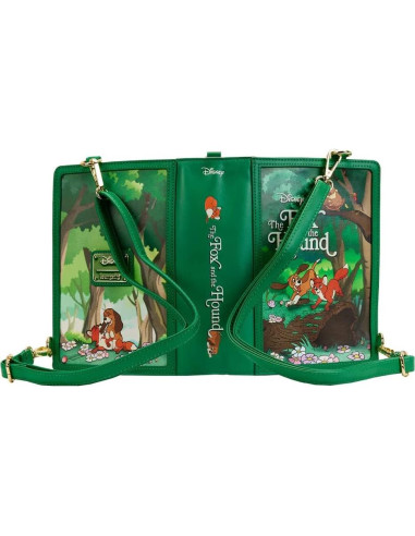 Bolso Cruzado Convertible Loungefly Disney Zorro y el Sabueso