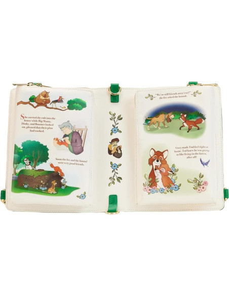 Bolso Cruzado Convertible Loungefly Disney Zorro y el Sabueso