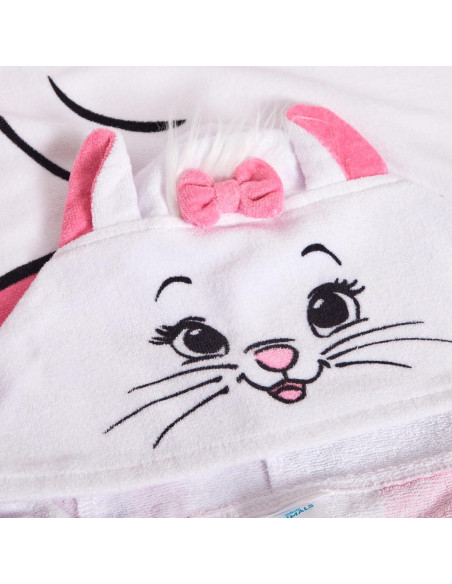 Toalla con Capucha Disney Aristocats Marie 125x75cm 100% Algodón