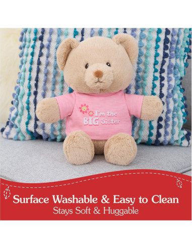 Oso de Peluche GUND 30.48 cm con Mensaje "Soy la Hermana Mayor"