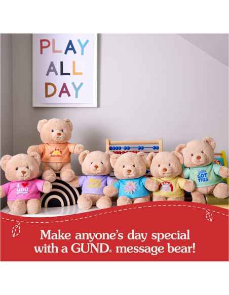 Oso de Peluche GUND 30.48 cm con Mensaje "Soy la Hermana Mayor" Oso de Peluche GUND 30.48 cm con Mensaje "Soy la Hermana Mayor"