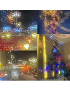 Gafas de sol retro UV400 con efecto corazón - 2 paquetes 2