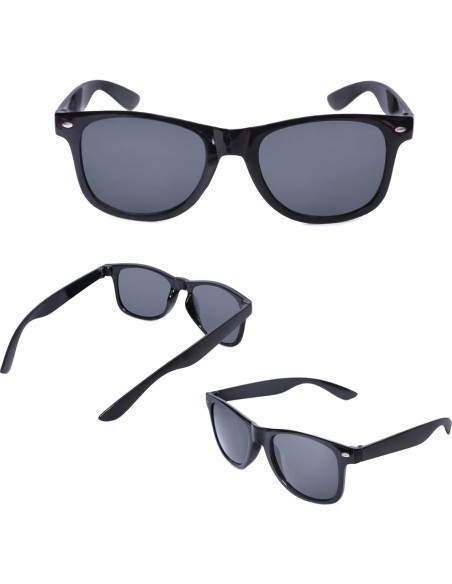 Gafas de sol retro UV400 con efecto corazón - 2 paquetes