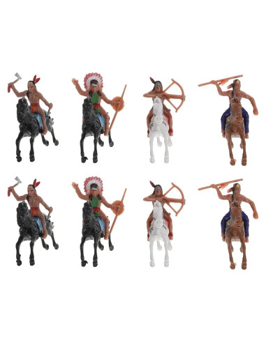 Figuras de Modelo Indio NUOBESTY - 8 Piezas de Plástico
