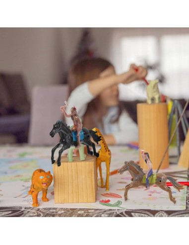 Figuras de Modelo Indio NUOBESTY - 8 Piezas de Plástico