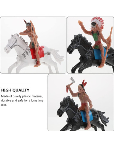 Figuras de Modelo Indio NUOBESTY - 8 Piezas de Plástico