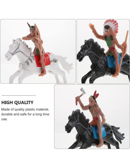 Figuras de Modelo Indio NUOBESTY - 8 Piezas de Plástico