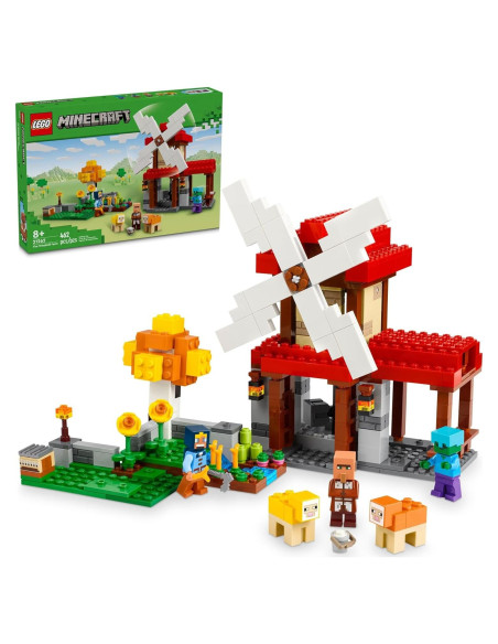 LEGO Minecraft La Granja del Molino de Viento 21262 - Juguete 462 Piezas