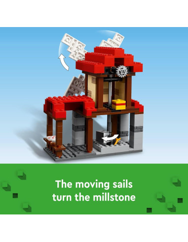LEGO Minecraft La Granja del Molino de Viento 21262 - Juguete 462 Piezas