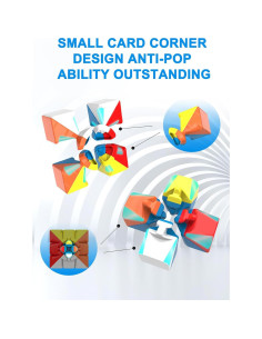 Cubo Mágico 3x3 CFMOUR Sin Pegatinas 5.5cm - Rompecabezas Rápido 2