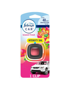 Ambientador Febreze Clip Ventilación Automóvil Gain Fresco Isla