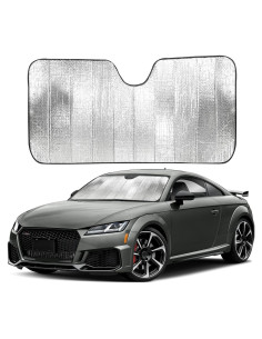 Sombra de Parabrisas Plegable EcoNour 147x71 cm Plata