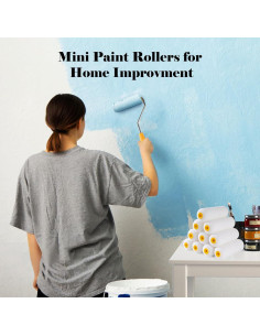 Rodillos de Pintura de Espuma Mister Rui 4 Pulgadas - 10 Piezas 2