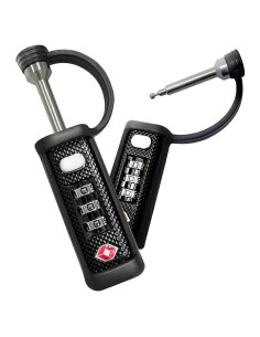 Candado Táctico TSA Cedar Mill Fine - 2 Paquete Negro