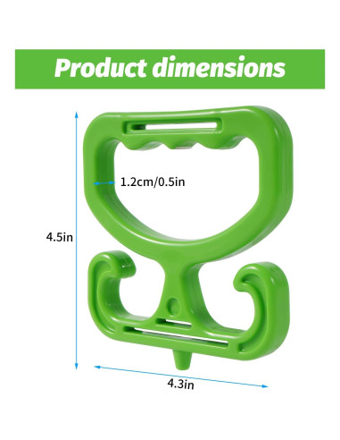 Porta Bolsas de Compras Hadwoer - 2 Piezas Alta Resistencia 100lbs