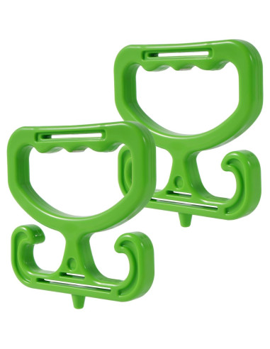 Porta Bolsas de Compras Hadwoer - 2 Piezas Alta Resistencia 100lbs