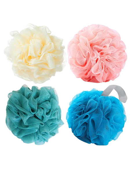 Esponjas de Luffa Exfoliantes MISSJOJIAY 4 Colores 50g