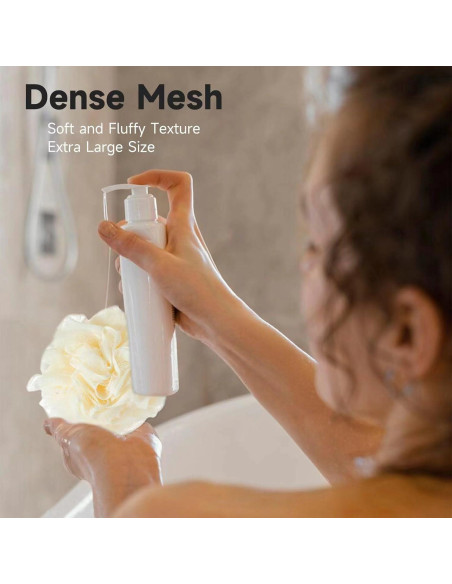 Esponjas de Luffa Exfoliantes MISSJOJIAY 4 Colores 50g