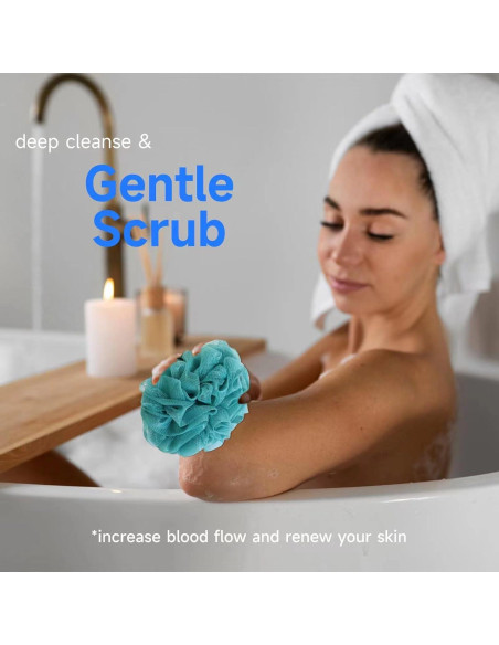 Esponjas de Luffa Exfoliantes MISSJOJIAY 4 Colores 50g