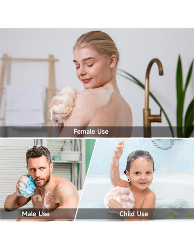 Esponjas de Luffa Exfoliantes MISSJOJIAY 4 Colores 50g