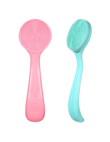 Set de 2 Cepillos Faciales Manuales de Silicona Xthrotsenk