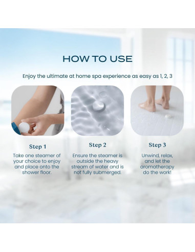 Body Restore Vaporizadores de Ducha Aromaterapia 30 Paquete