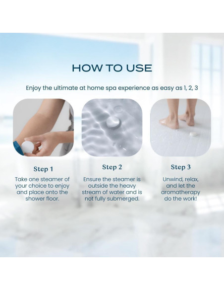 Body Restore Vaporizadores de Ducha Aromaterapia 30 Paquete