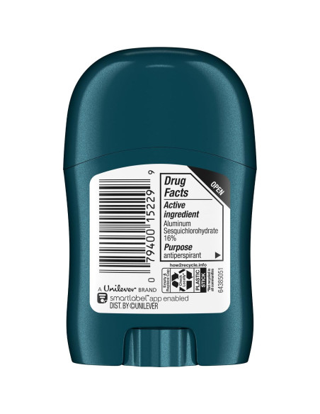 Desodorante de viaje Degree Cool Rush 36-Pack 0.5 Oz 72H