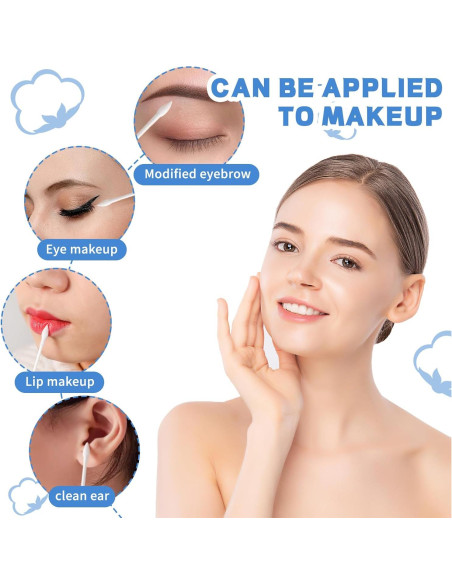 Hisopos de Algodón Doble Punta BODFPPC - 800 Piezas