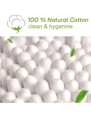 Bastones de Algodón Orgánico EYXFormula 1000 Piezas Doble Punta