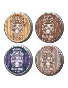 Bálsamo para Barba Viking Revolution 4 Fragancias 28g