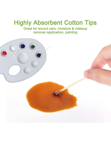 Bastones de Algodón Orgánico EYXFormula 1000 Piezas Doble Punta