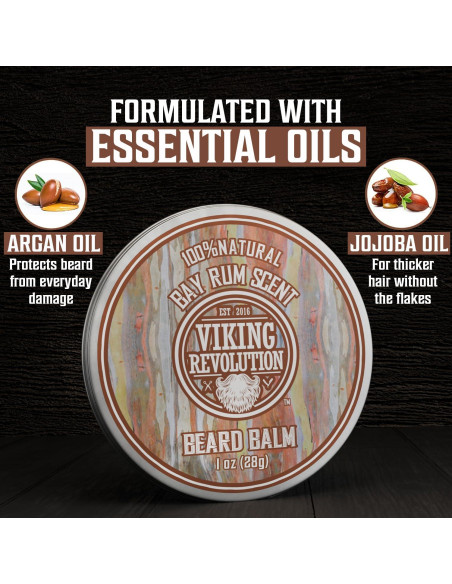 Bálsamo para Barba Viking Revolution 4 Fragancias 28g