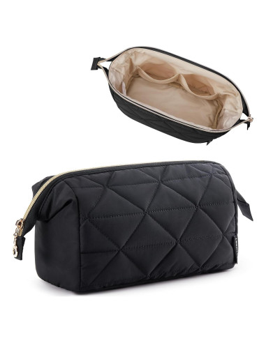 Bolsa de Maquillaje de Viaje BAGSMART Negra 27.7x14.9 cm